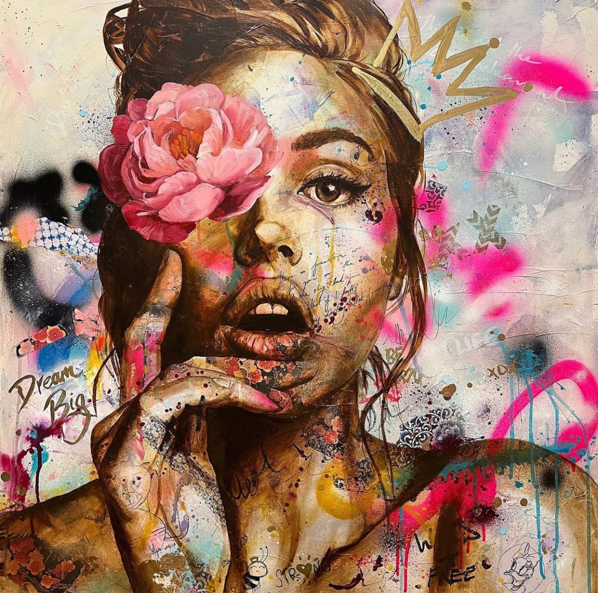 Instagram Canvas Wall Art - A Beautiful Mess