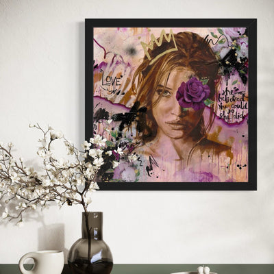 "She Believed She Could" Fine Art Print