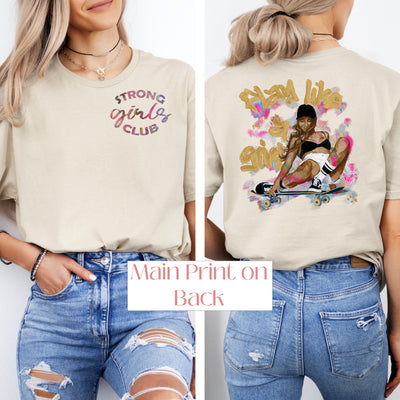 "Play Like a Girl" ~SoftStyle Tee