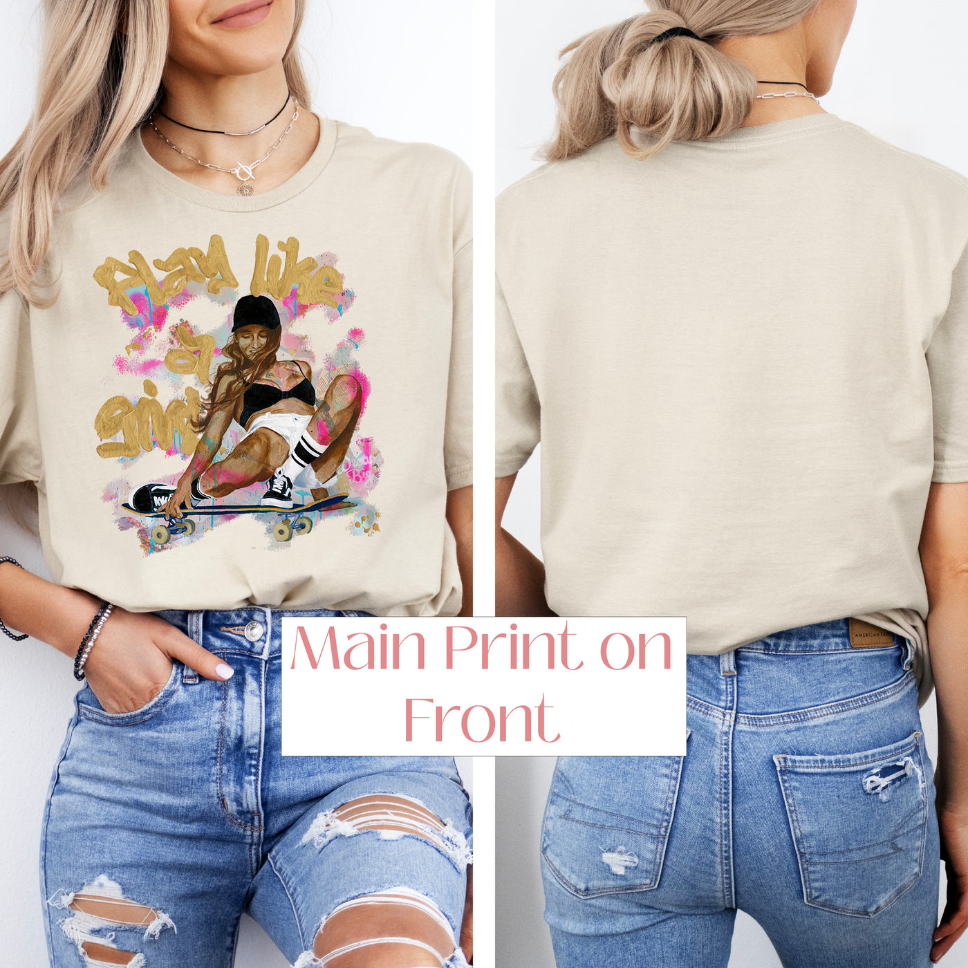 "Play Like a Girl" ~SoftStyle Tee