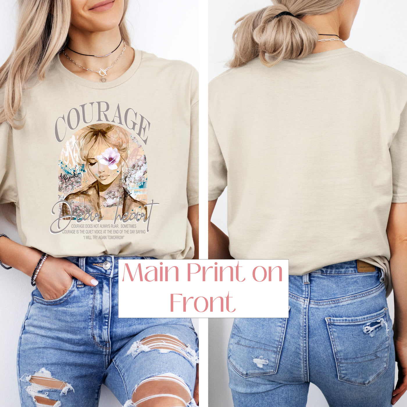 "Courage Dear Heart" ~SoftStyle Tee