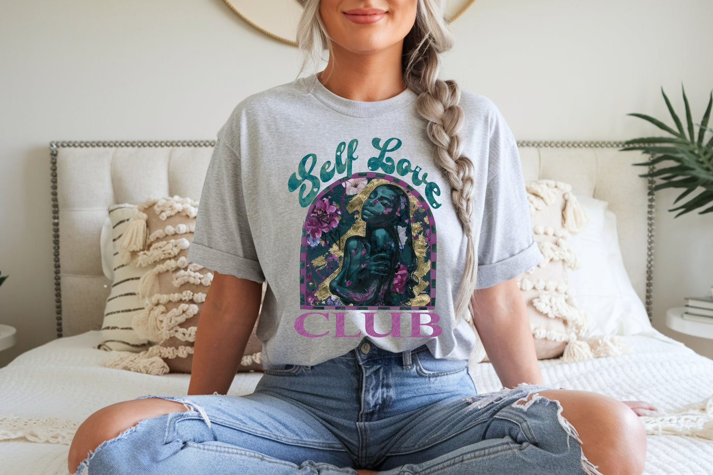 "Self Love Club" ~Jade  SoftStyle Boyfriend Tee