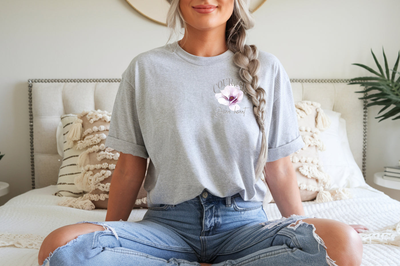 "Courage Dear Heart" ~SoftStyle Boyfriend Tee