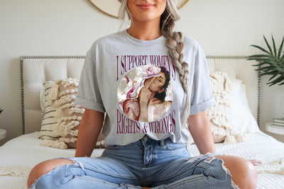 "I Support Women's Rights" ~ No Approval Needed & Proud of it! SoftStyle Boyfriend Tee