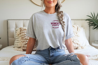 "I Support Women's Rights" ~ No Approval Needed & Proud of it! SoftStyle Boyfriend Tee