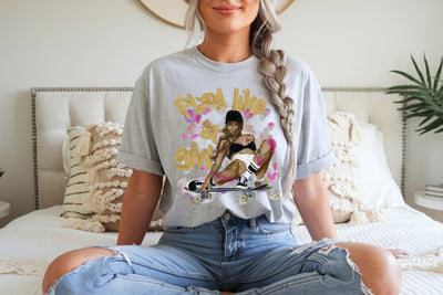 "Play Like a Girl" ~SoftStyle Boyfriend Tee
