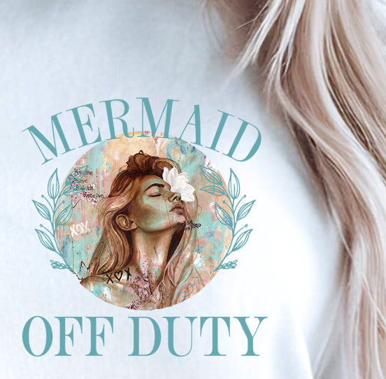 "Mermaid Social Club" A Peaceful Warrior ~ SoftStyle Tee
