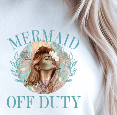 "Mermaid Social Club" A Peaceful Warrior ~ SoftStyle Tee