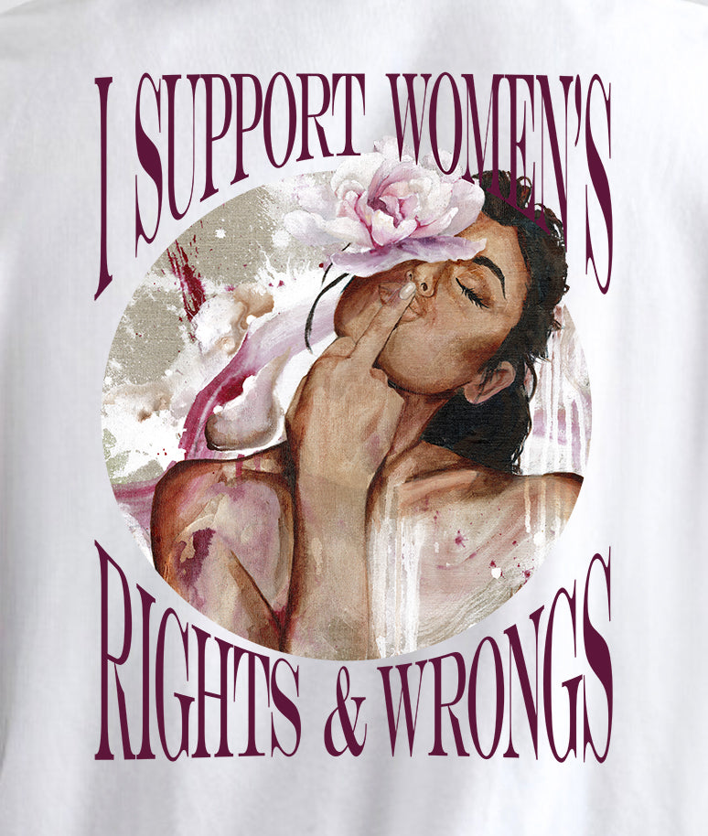 "I Support Women's Rights" ~ No Approval Needed & Proud of it! SoftStyle Tee